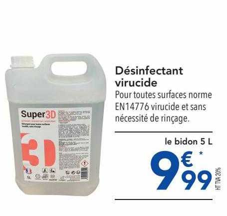 désinfectant virucide