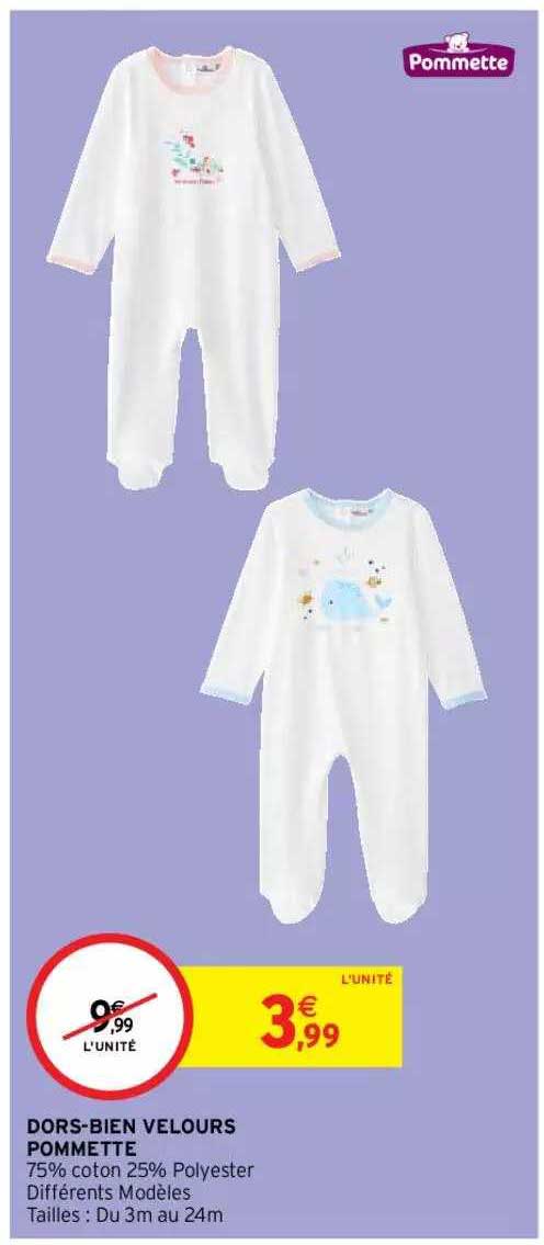 dors-bien velours pommette