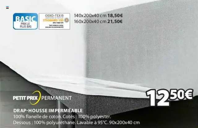 drap-housse imperméable