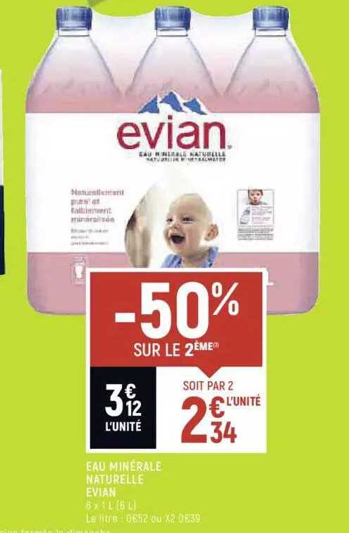 Eau Minérale Naturelle Evian