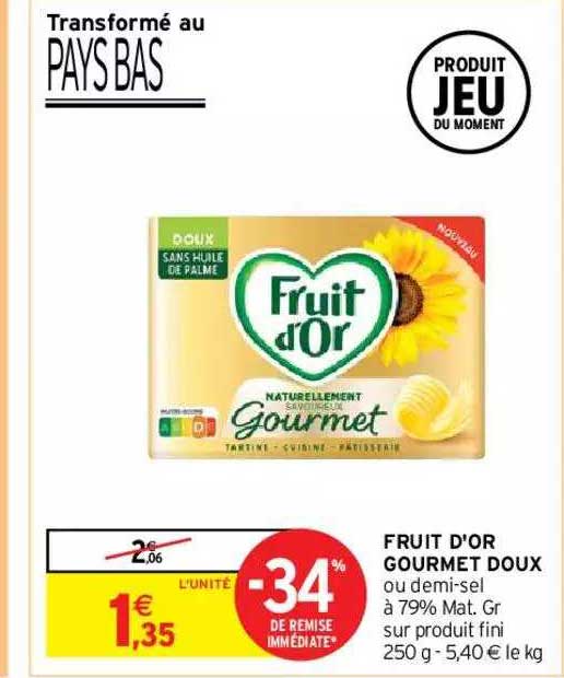 Fruit D'or Gourmet Doux