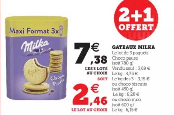 Gâteaux Milka