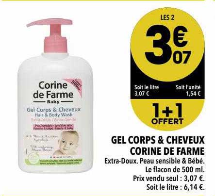 gel corps & cheveux corine de farme