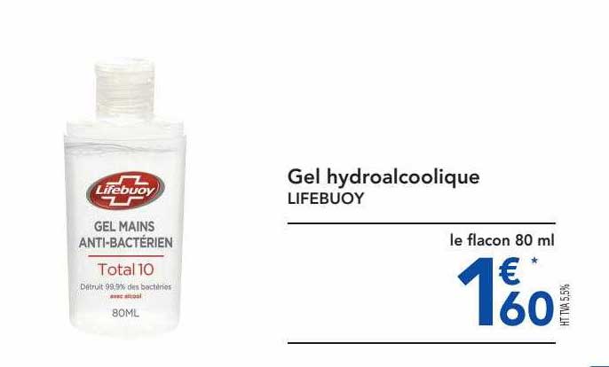 gel hydroalcoolique lifebuoy