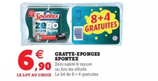 gratte-éponges spontex