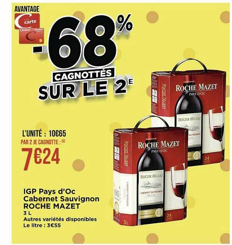 igp pays d'oc cabernet sauvignon roche mazet