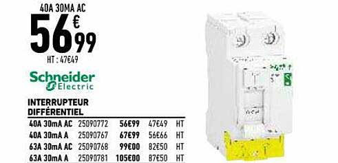 interrupteur différentiel