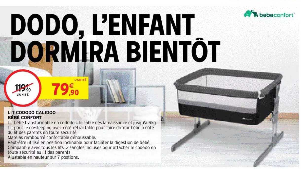 lit cododo calidoo bébé confort