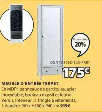 meuble d'entrée terpet