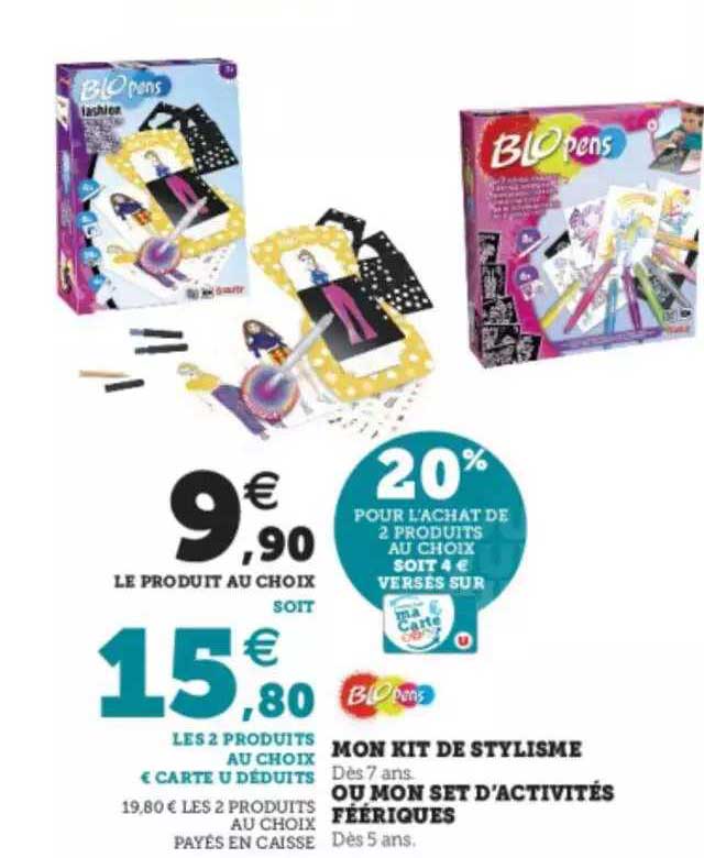 mon kit de stylisme ou mon set d'activités féériques