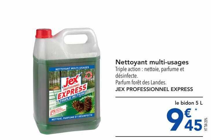 nettoyant multi-usages jex professionnel express