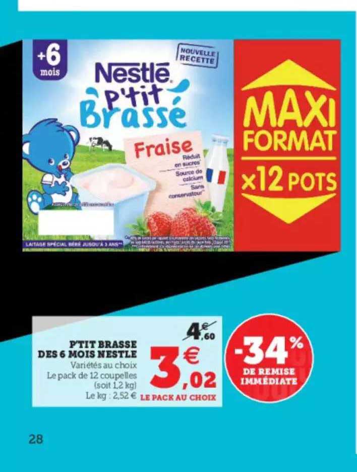 P'tit Brassé Dès 6 Mois Nestlé
