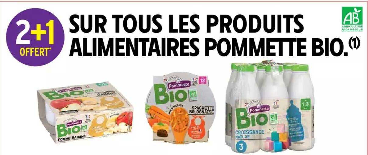 produits alimentaires pommette bio