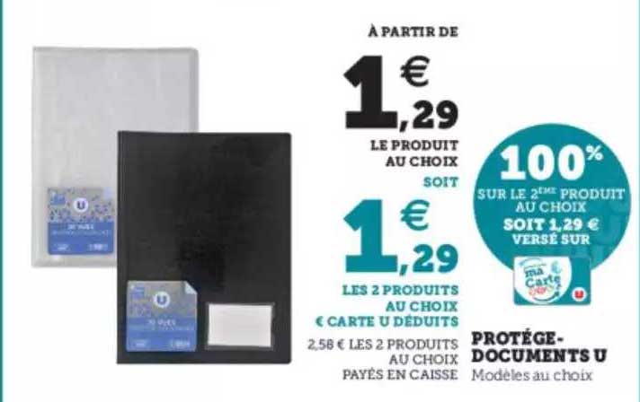 protège-documents u