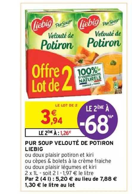 pur soup velouté de potiron liebig