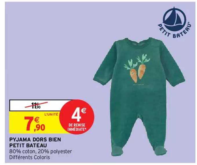 pyjama dors bien petit bateau