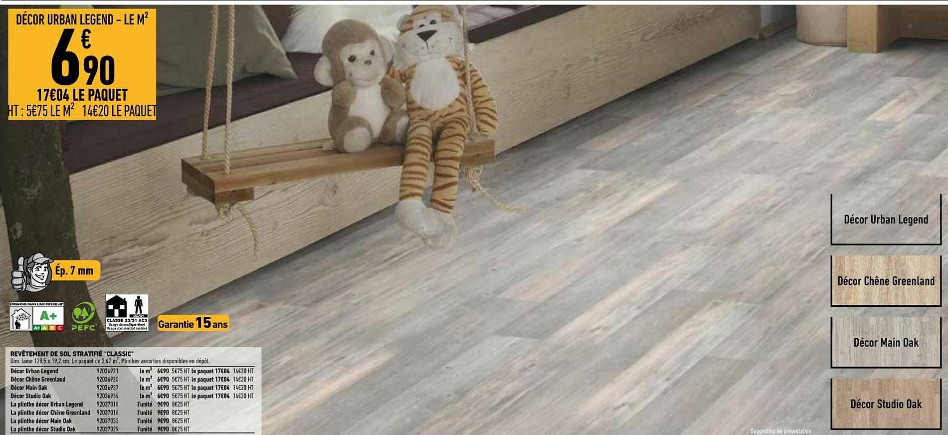 Revêtement De Sol Stratifié "classic"