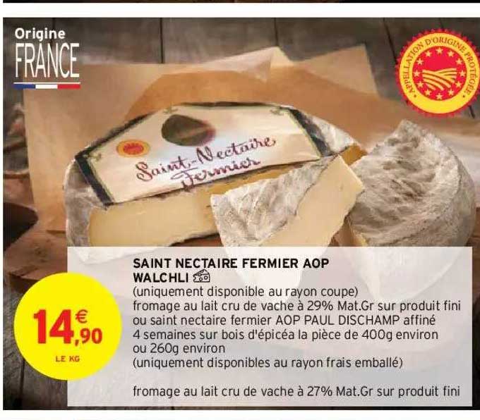 saint nectaire fermier aop walchli