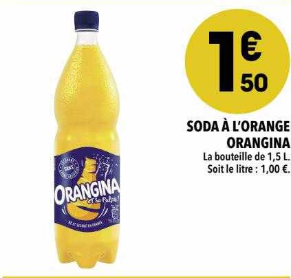 soda à l'orange orangina