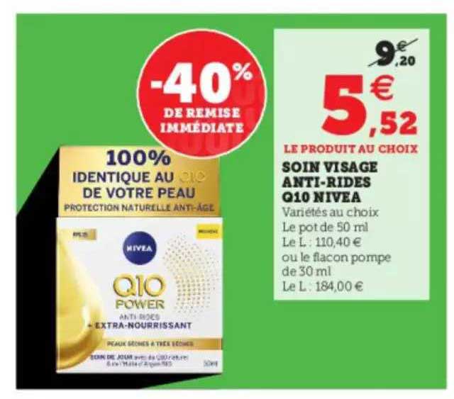 soin visage anti-rides q10 nivea