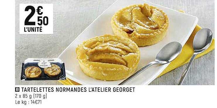 tartelettes normandes l'atelier georget