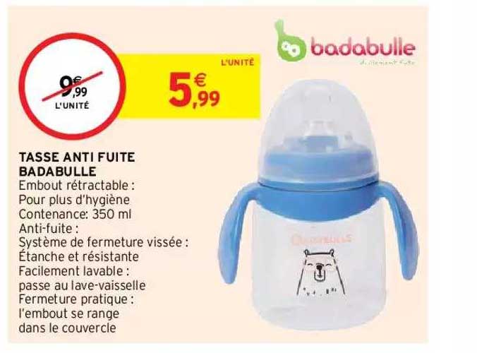tasse anti fuite badabulle