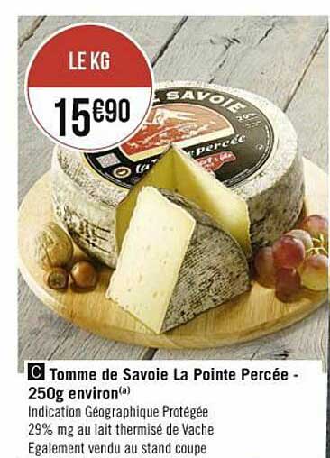 tomme de savoie la pointe percée - 250g environ