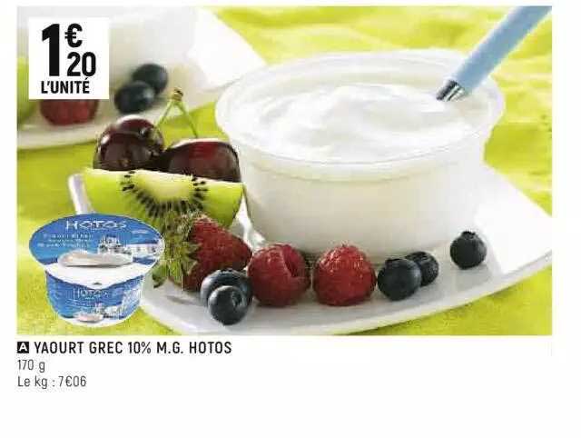 yaourt grec 10% m.g. hotos