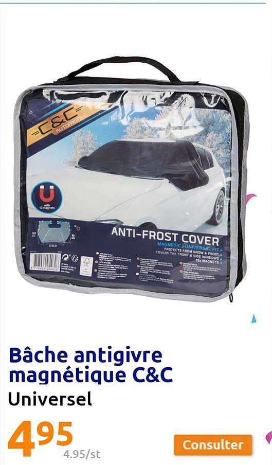 bâche antigivre magnétique c&c
