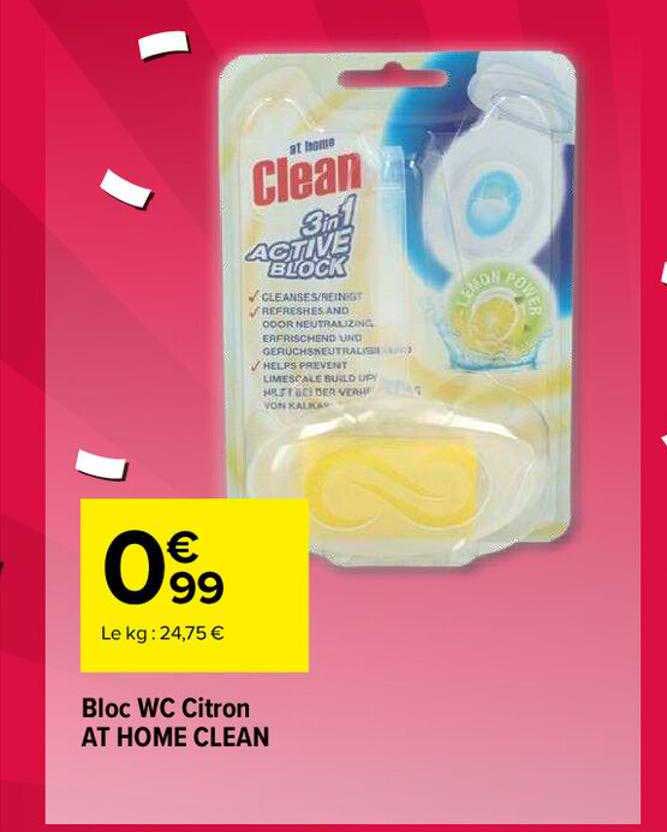 Bloc Wc Citron At Home Clean