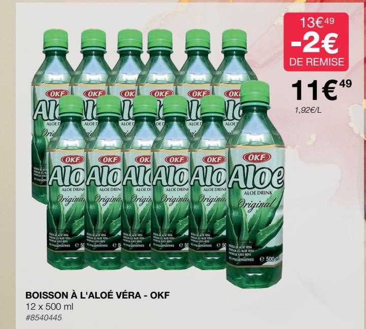 boisson à l'aloé véra - okf