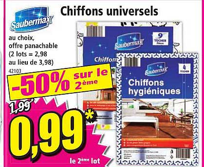 chiffons universels saubermax