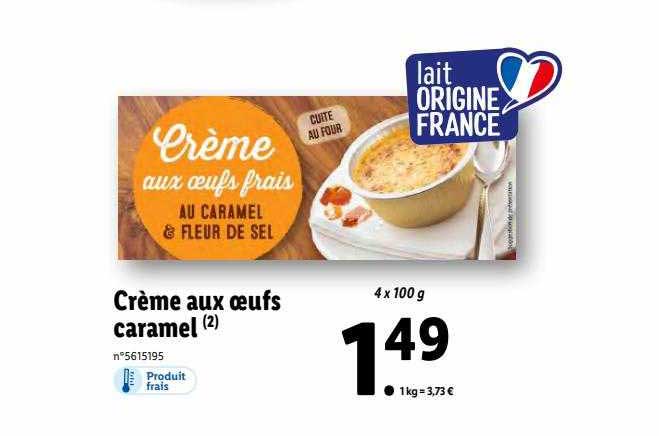 Crème Aux œufs Caramel