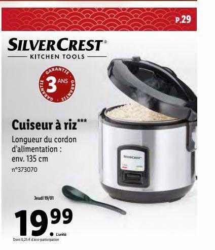 cuiseur à riz silver crest