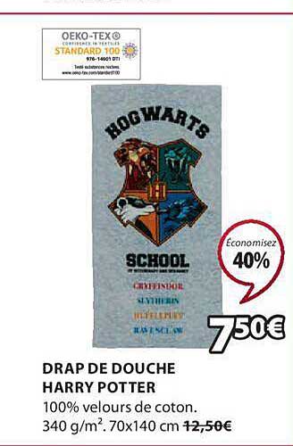 Drap De Douche Harry Potter