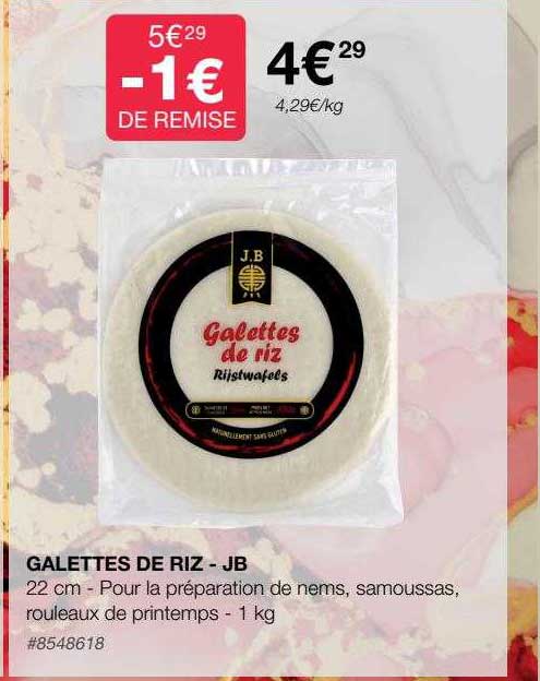 Galettes De Riz - Jb