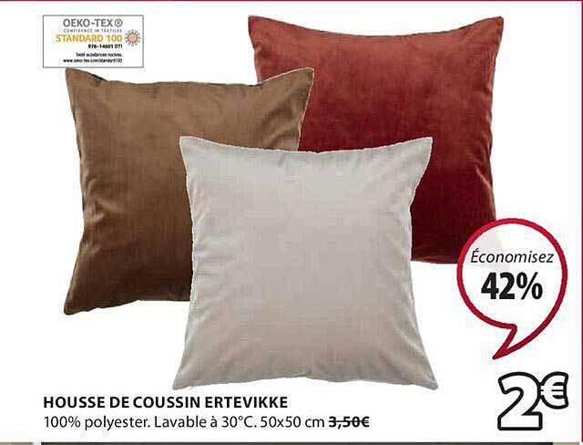 Housse De Coussin Ertevikke
