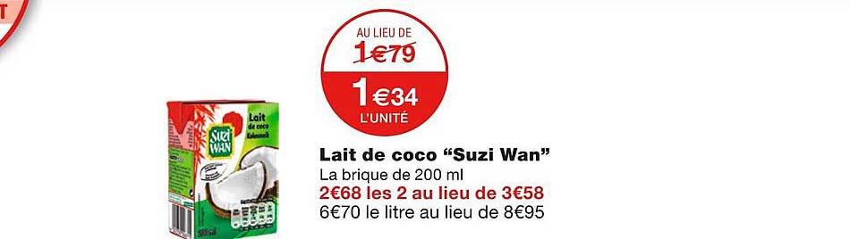 lait de coco "suzi wan"
