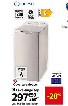 Lave-linge Top Indesit