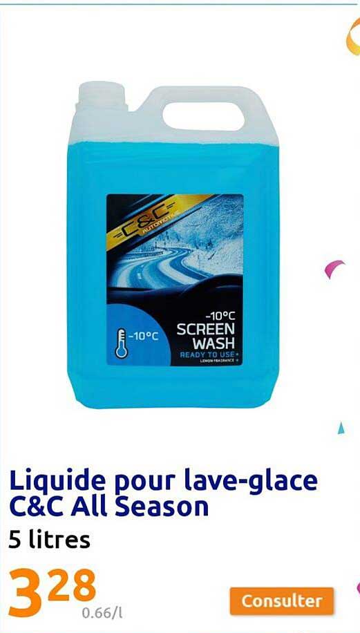 liquide pour lave-glace c&c all season