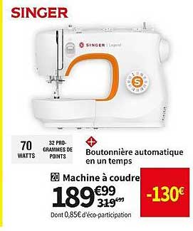 machine à coudre singer