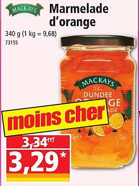 marmelade d'orange mackays