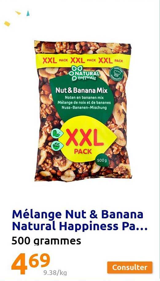 mélange nut & banana natural happiness pa...