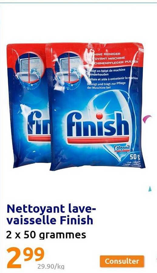 nettoyant lave-vaisselle finish