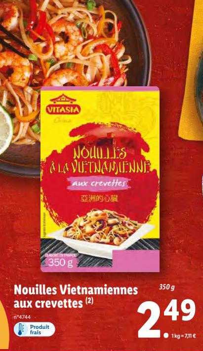 nouilles vietnamiennes aux crevettes vitasia