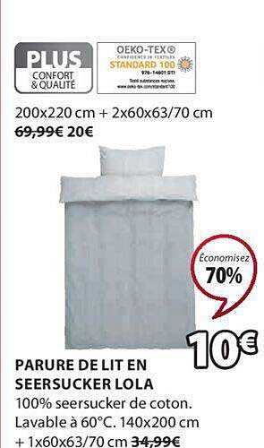 Parure De Lit En Seersucker Lola
