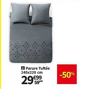 Parure Tuftée 240 X 220 Cm