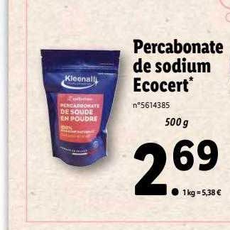 percabonate de sodium ecocert