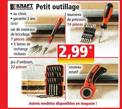 petit outillage kraft werkzeuge