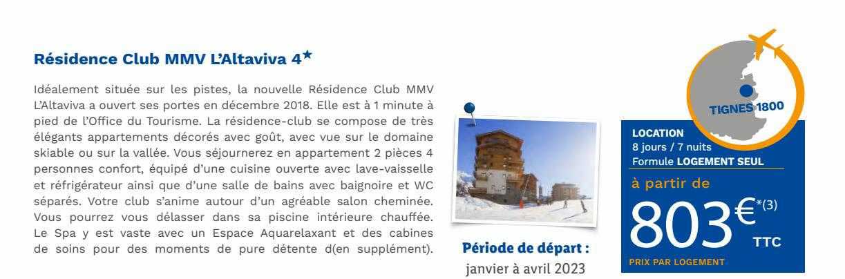 résidence club mmv l'altaviva 4*